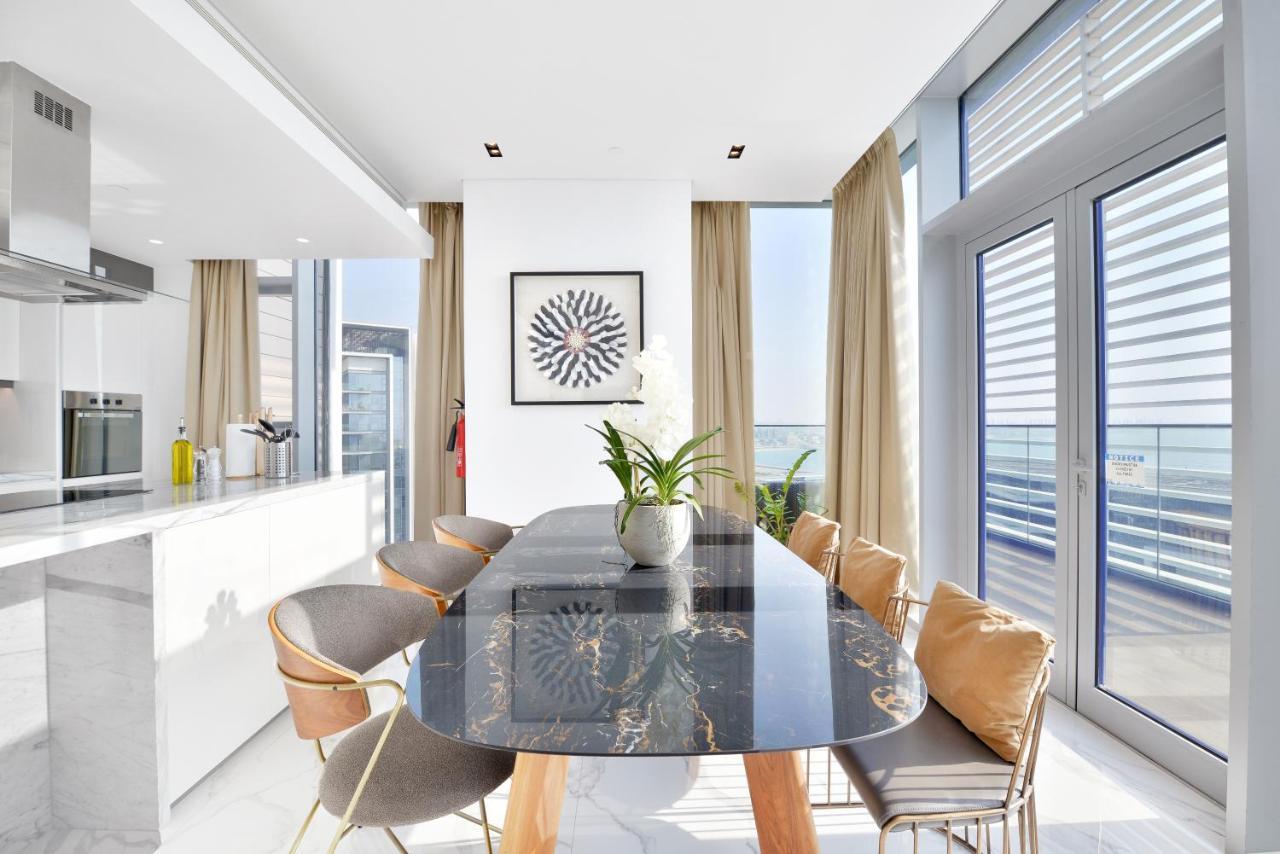 Luxe 3 Bedroom Oceanfront Apartment In The Heart Of Bluewaters Island Dubaï Extérieur photo