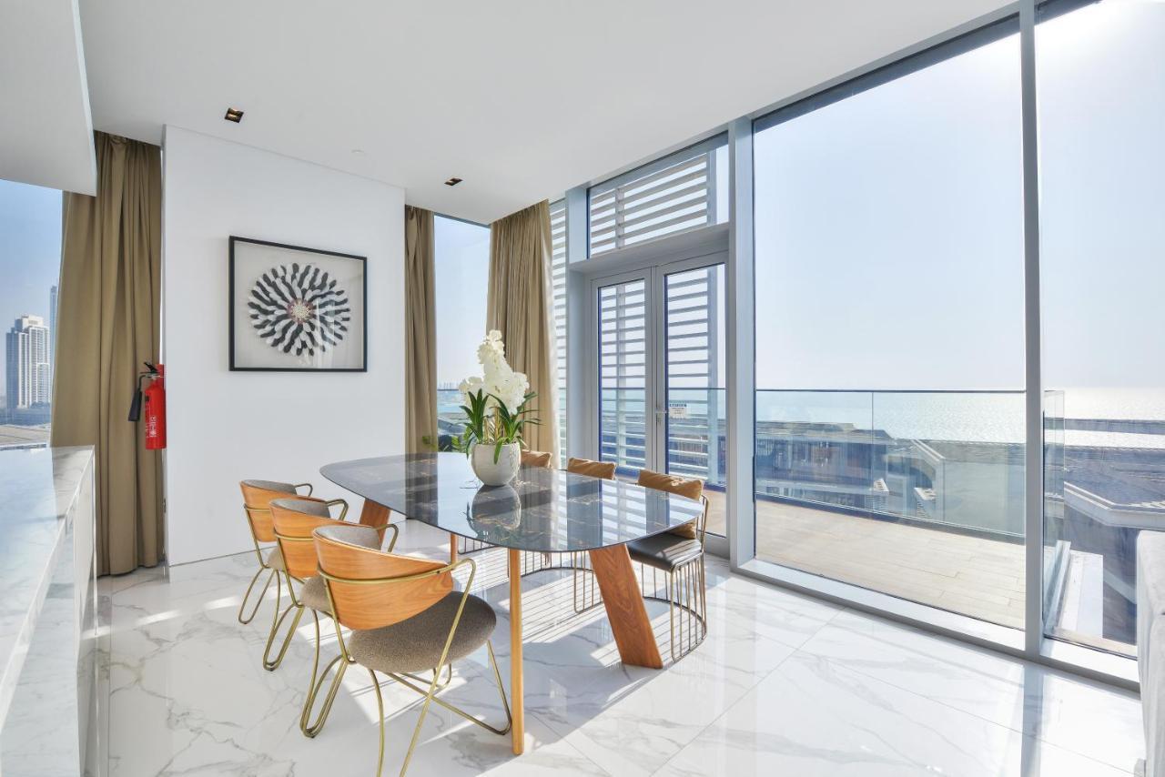 Luxe 3 Bedroom Oceanfront Apartment In The Heart Of Bluewaters Island Dubaï Extérieur photo