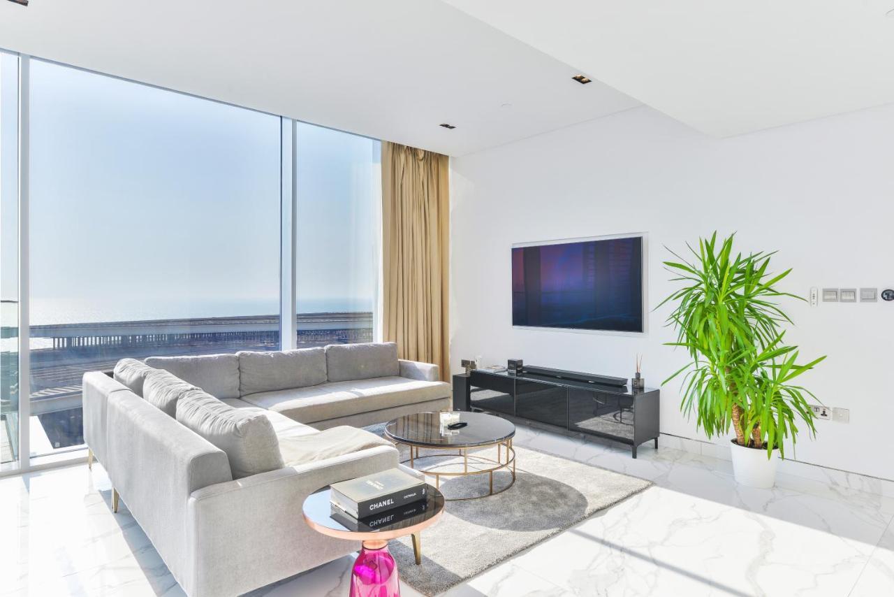 Luxe 3 Bedroom Oceanfront Apartment In The Heart Of Bluewaters Island Dubaï Extérieur photo